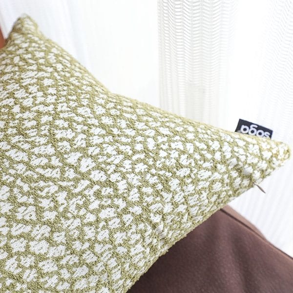 SOGA 2X 30x50cm Rectangular Textured Pillowcase – Olive Green Accent - Image 8
