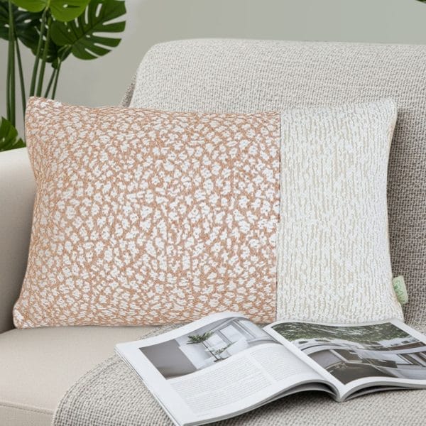 SOGA 2X 30x50cm Chic Leopard Print & Solid Ivory Decorative Pillowcase - Image 8