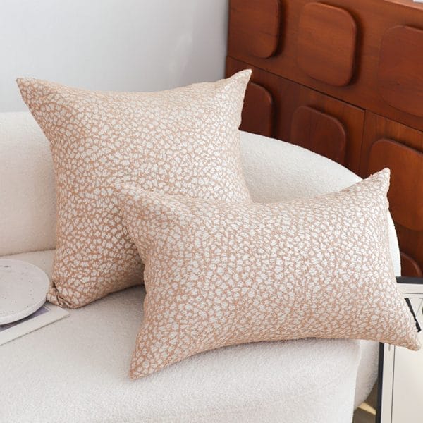 SOGA 2X 45cm Accessorize Dezi Cream Geometric Pillowcase - Image 8