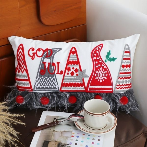 SOGA 2X 30x50cm White Christmas Rectangular Pillowcase with design - Image 8
