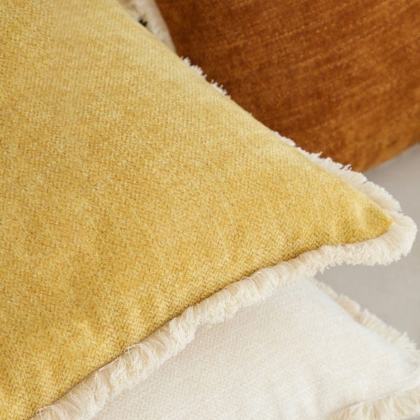 SOGA 2X 45cm Mustard Yellow Pillowcase - Image 9