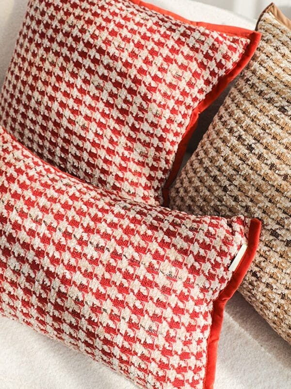 SOGA 2X 30x50cm Cozy Textured Red & White Pillowcase - Image 7