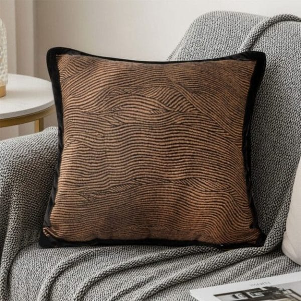 SOGA 2X 45cm Square Textured Wave Pillowcase – Modern Style & Cozy Accent Cover