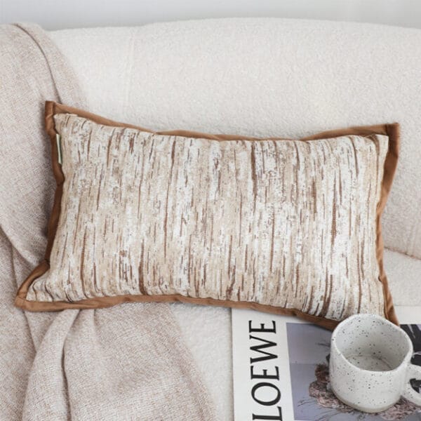 SOGA 2X 45cm Sohobo Rectangle Knitted Cushion Cover with Boho Fringe