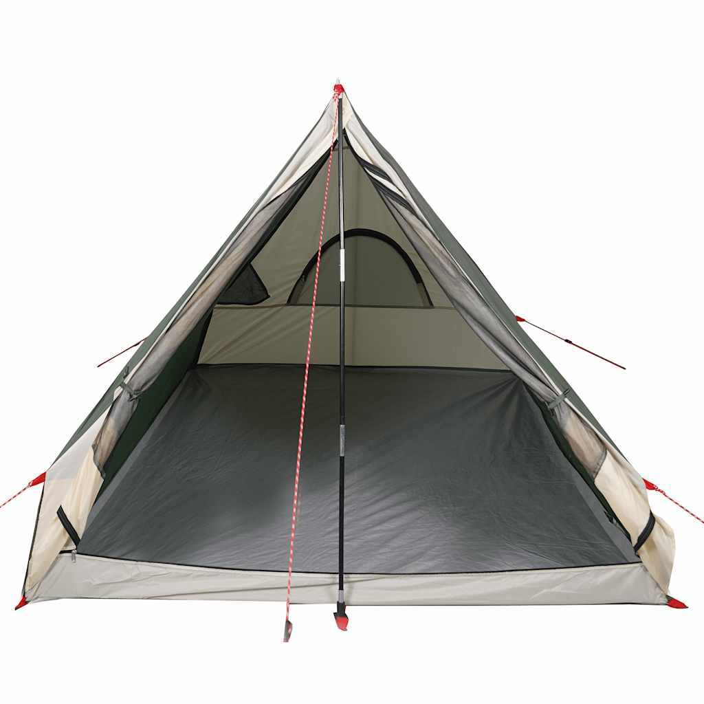 Camping Tent A-Frame 2-Person Green Waterproof - Image 5